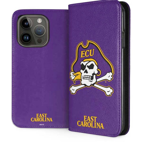 East Carolina University ECU Pirates iPhone 15 Pro Folio Case