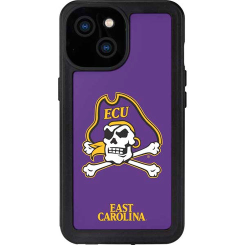East Carolina University ECU Pirates iPhone 15 Waterproof Case