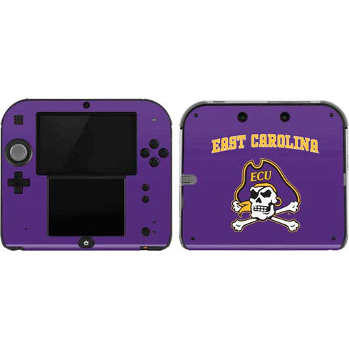 East Carolina University ECU Pirates Logo Nintendo 2DS Skin