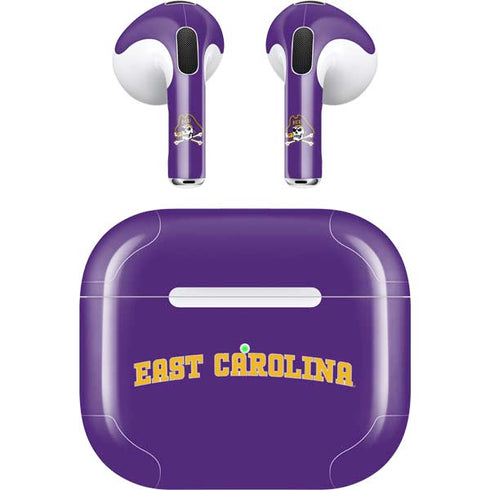 East Carolina University ECU Pirates Logo Apple AirPods (3rd Gen 2021) Skin