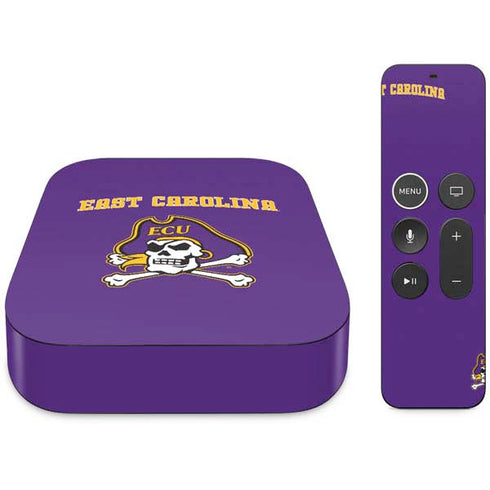 East Carolina University ECU Pirates Logo Apple TV Skin