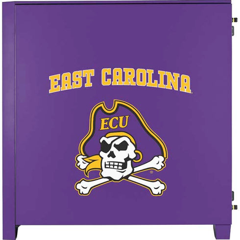 East Carolina University ECU Pirates Logo Corsair 4000D Tempered Glass Mid-Tower ATX Case Skin