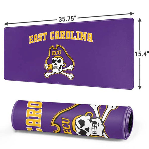 East Carolina University ECU Pirates Logo Gaming Mouse Pad
