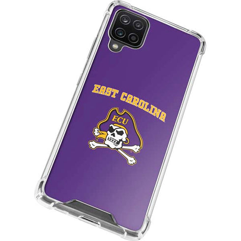 East Carolina University ECU Pirates Logo Galaxy A12 Clear Case