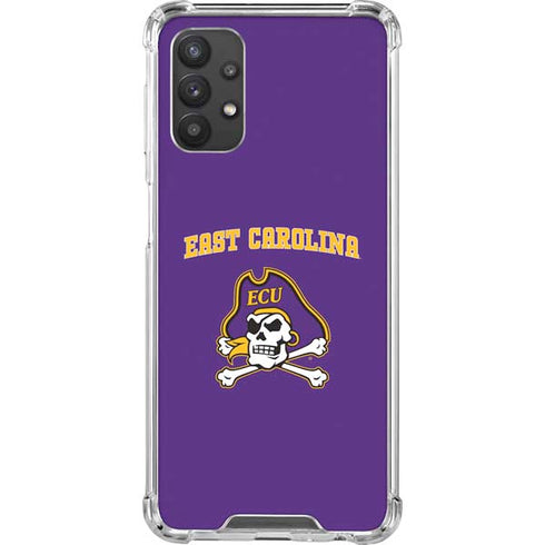East Carolina University ECU Pirates Logo Galaxy A32 5G Clear Case