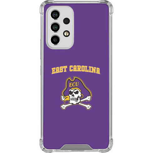 East Carolina University ECU Pirates Logo Galaxy A33 5G Clear Case