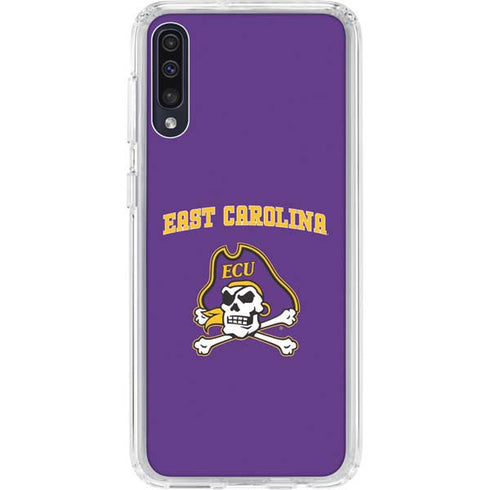East Carolina University ECU Pirates Logo Galaxy A50 Clear Case