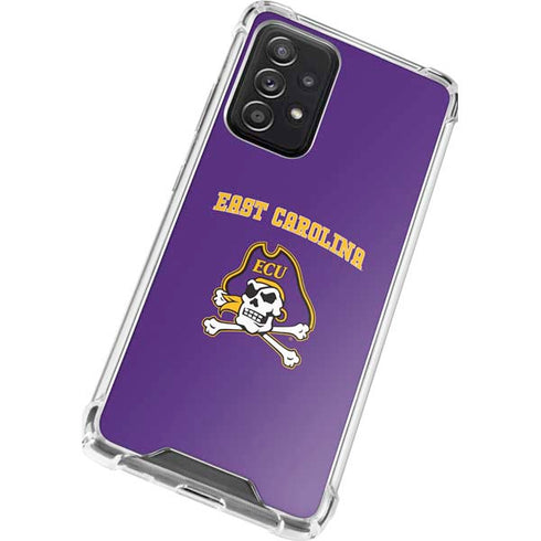East Carolina University ECU Pirates Logo Galaxy A52 5G Clear Case
