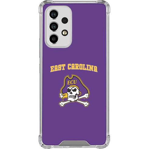 East Carolina University ECU Pirates Logo Galaxy A53 5G Clear Case