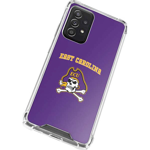 East Carolina University ECU Pirates Logo Galaxy A72 5G Clear Case