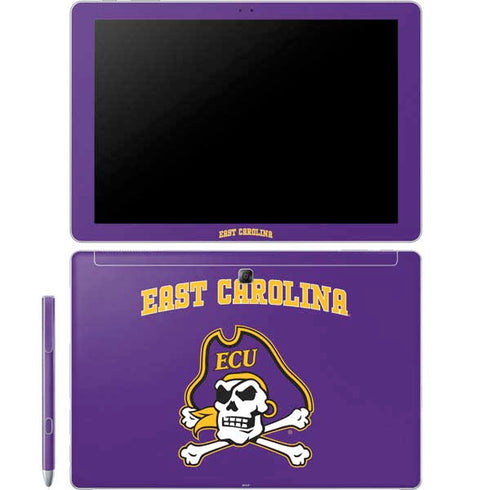East Carolina University ECU Pirates Logo Galaxy Book 12in Skin
