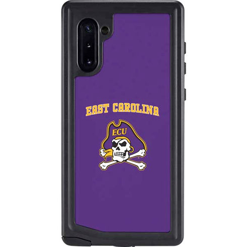 East Carolina University ECU Pirates Logo Galaxy Note 10 Waterproof Case