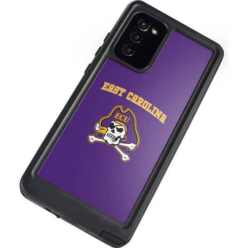 East Carolina University ECU Pirates Logo Galaxy Note20 5G Waterproof Case