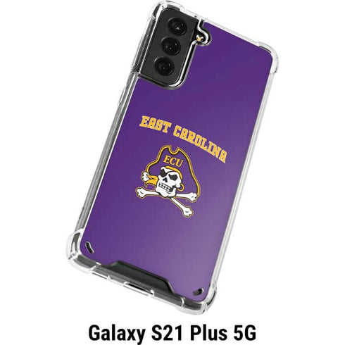 East Carolina University ECU Pirates Logo Galaxy S21 Plus 5G Clear Case