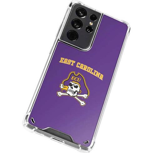 East Carolina University ECU Pirates Logo Galaxy S21 Ultra 5G Clear Case