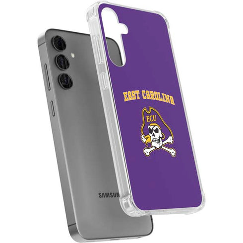 East Carolina University ECU Pirates Logo Galaxy S24 Plus Clear Case