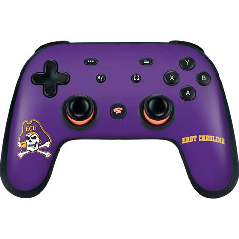 East Carolina University ECU Pirates Logo Google Stadia Controller Skin