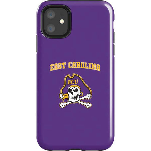 East Carolina University ECU Pirates Logo iPhone 11 Impact Case