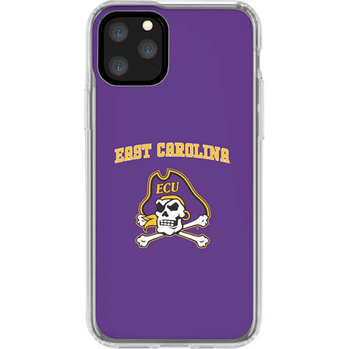 East Carolina University ECU Pirates Logo iPhone 11 Pro Clear Case