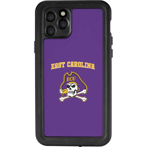East Carolina University ECU Pirates Logo iPhone 11 Pro Waterproof Case