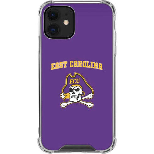 East Carolina University ECU Pirates Logo iPhone 12 Mini Clear Case