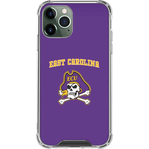 East Carolina University ECU Pirates Logo iPhone 12 Pro Max Clear Case