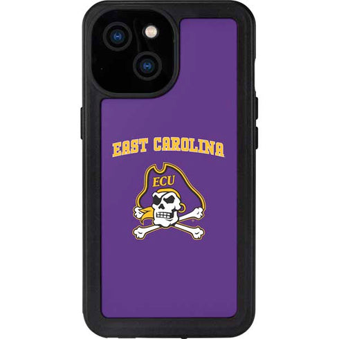 East Carolina University ECU Pirates Logo iPhone 13 Mini Waterproof Case
