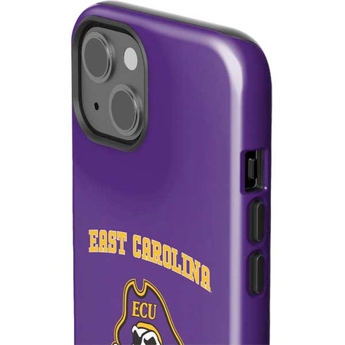 East Carolina University ECU Pirates Logo iPhone 15 Impact Case