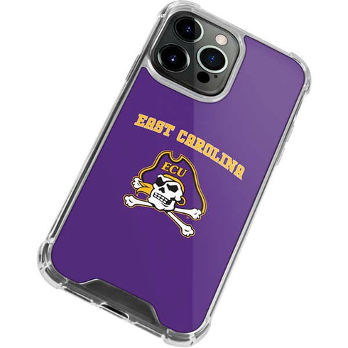 East Carolina University ECU Pirates Logo iPhone 15 Pro Clear Case