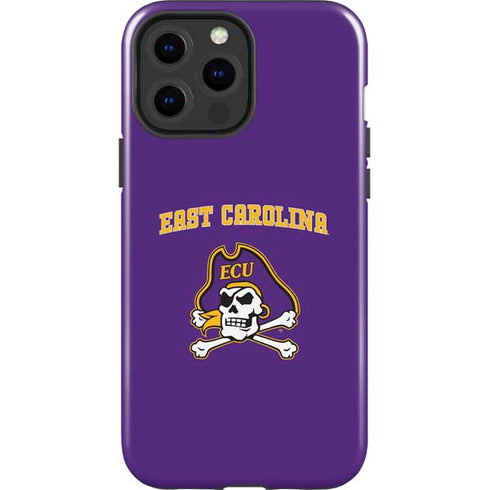 East Carolina University ECU Pirates Logo iPhone 15 Pro Max Impact Case