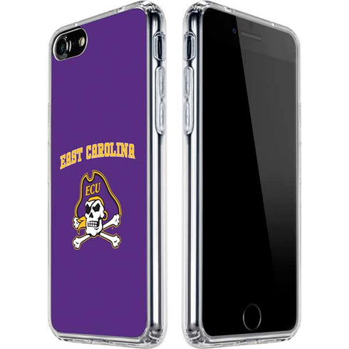 East Carolina University ECU Pirates Logo iPhone SE (2nd & 3rd Gen) Clear Case