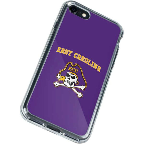 East Carolina University ECU Pirates Logo iPhone SE (2nd & 3rd Gen) Clear Case