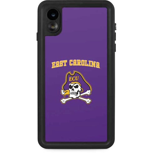 East Carolina University ECU Pirates Logo iPhone XR Waterproof Case