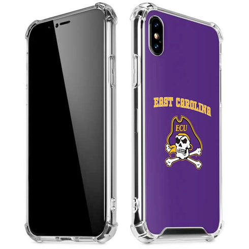 East Carolina University ECU Pirates Logo iPhone XS Max Clear Case