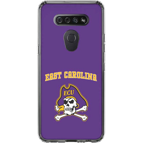 East Carolina University ECU Pirates Logo LG K51/Q51 Clear Case