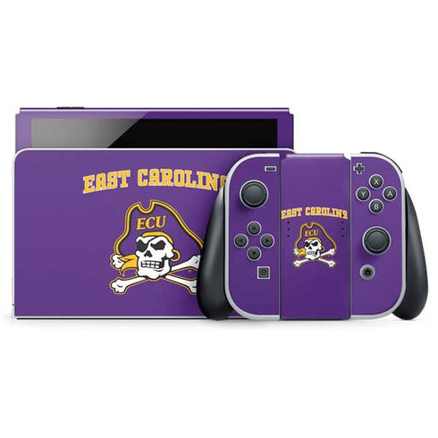 East Carolina University ECU Pirates Logo Nintendo Switch OLED (2021) Skin