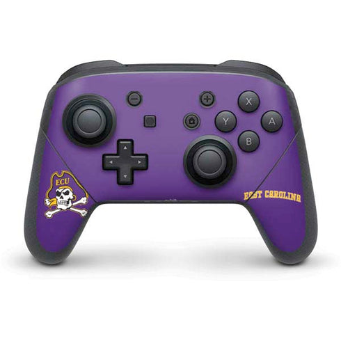 East Carolina University ECU Pirates Logo Nintendo Switch Pro Controller Skin