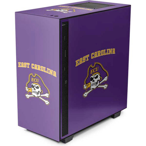 East Carolina University ECU Pirates Logo NZXT H510 Compact ATX Mid-Tower Case Skin
