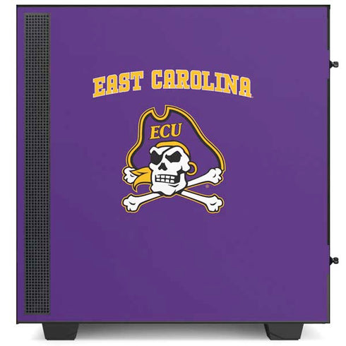 East Carolina University ECU Pirates Logo NZXT H510 Compact ATX Mid-Tower Case Skin