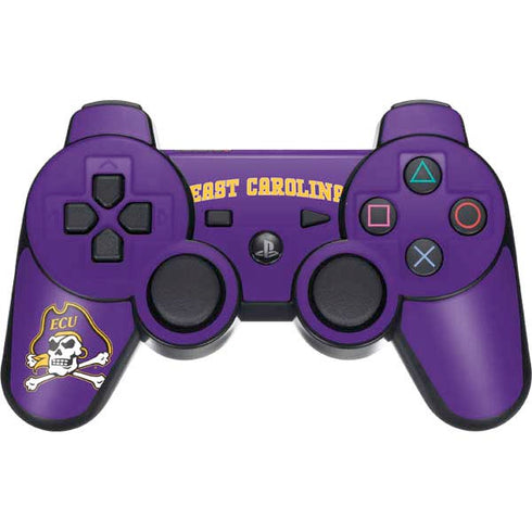 East Carolina University ECU Pirates Logo PS3 Dual Shock wireless controller Skin
