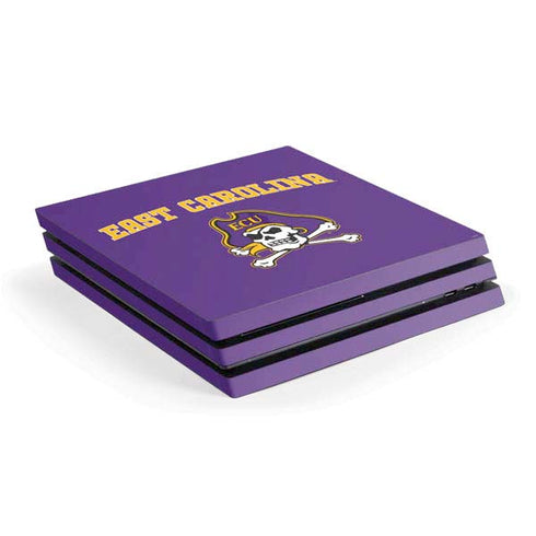 East Carolina University ECU Pirates Logo PS4 Pro Console Skin