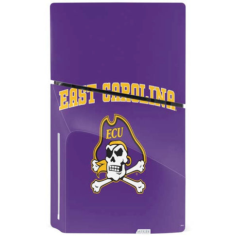 East Carolina University ECU Pirates Logo PS5 Slim Disk Bundle Skin