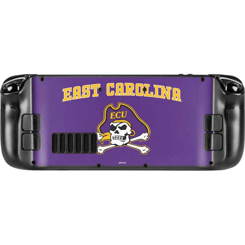 East Carolina University ECU Pirates Logo Steam Deck Handheld Gaming Computer Skin