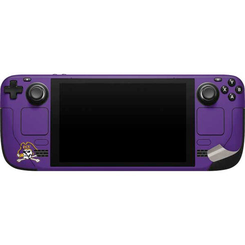 East Carolina University ECU Pirates Logo Steam Deck Handheld Gaming Computer Skin