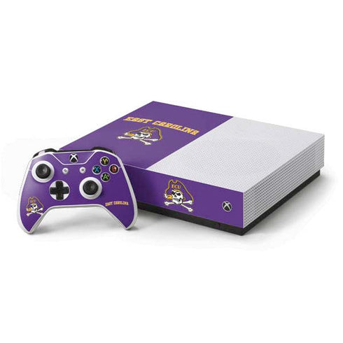 East Carolina University ECU Pirates Logo Xbox One S All-Digital Edition Bundle Skin