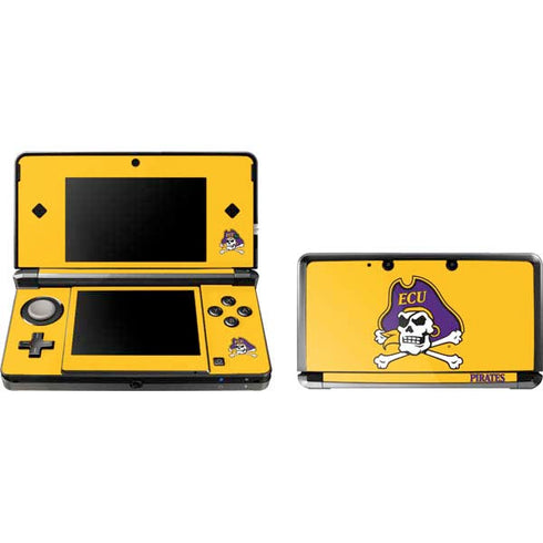 East Carolina University ECU Pirates Logo Yellow 3DS (2011) Skin