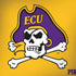 East Carolina University ECU Pirates Logo Yellow Dell Alienware Skin