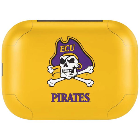 East Carolina University ECU Pirates Logo Yellow Amazon Echo Buds Skin