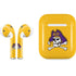 East Carolina University ECU Pirates Logo Yellow Apple AirPods Skin