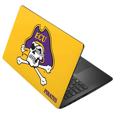 East Carolina University ECU Pirates Logo Yellow Asus X502CA 15.6 Skin